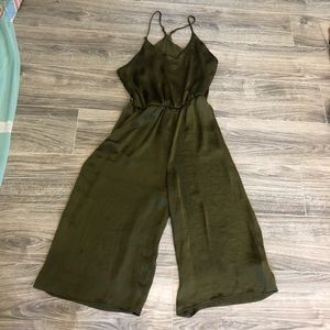 Green jumpsuit